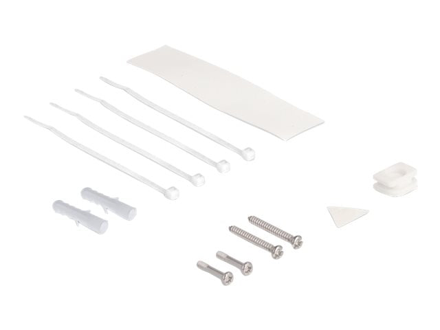 DELOCK LWL Anschlussdose zur Wandmontage für 2 x SC Simplex oder LC Duplex weiss