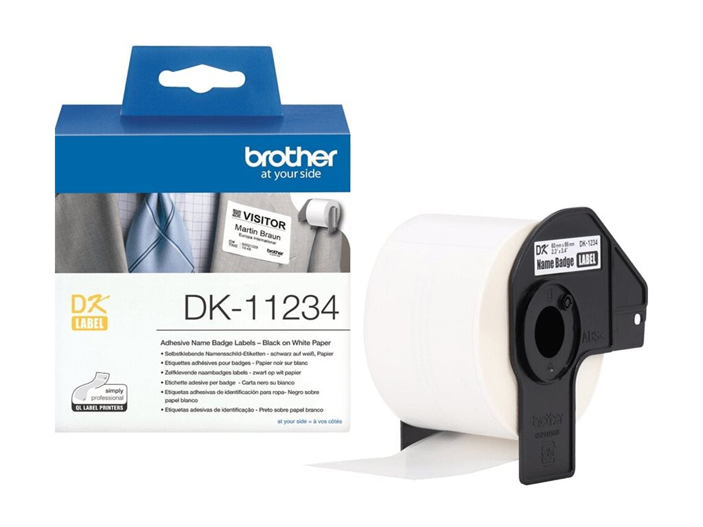 BROTHER DK-11234 Besucherausweis-Etiketten Detailansicht