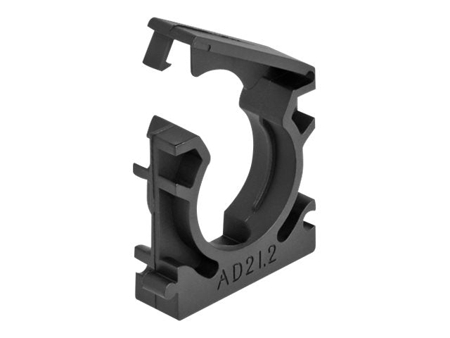 DELOCK Kabelschlauchhalter mit Verschlussclip 21,2mm - Vorderansicht