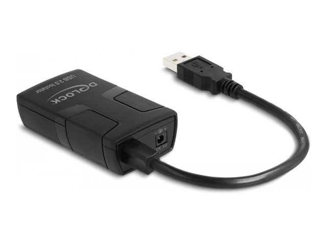 DELOCK Isolator USB 2.0 Typ-A Stecker zu Buchse Vorderansicht