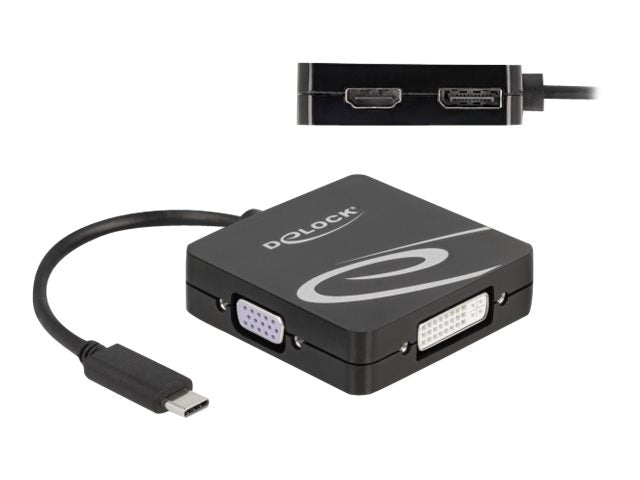 DELOCK USB Type-C Adapter Vorderansicht