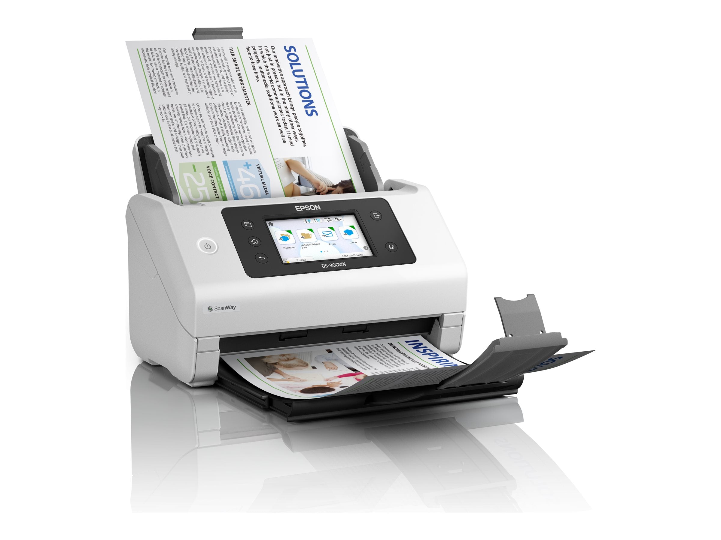 EPSON WorkForce DS-900WN Scanner Vorderansicht