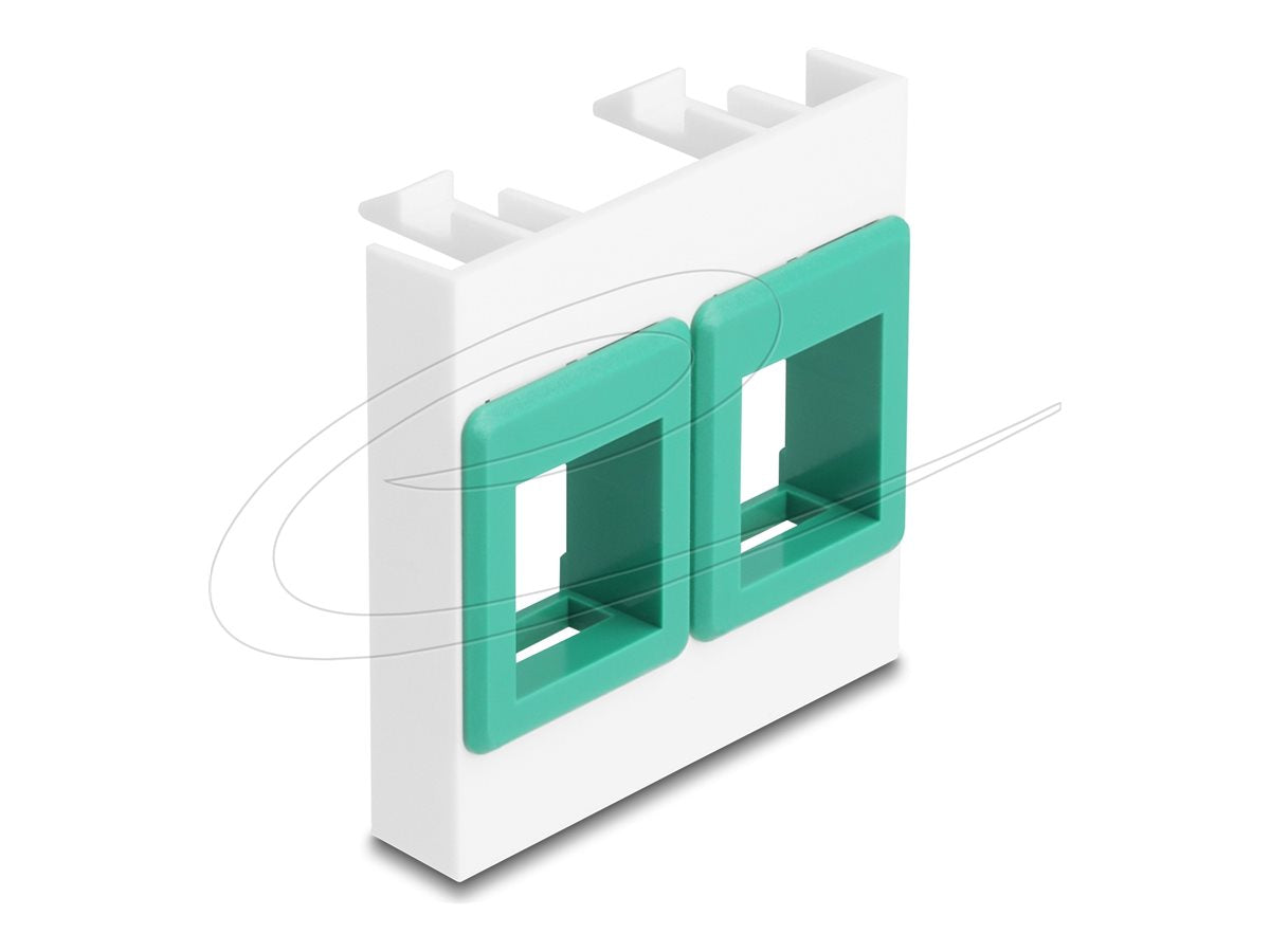 DELOCK Easy 45 Keystone-Modulträger 45 x 45mm - Vorderansicht