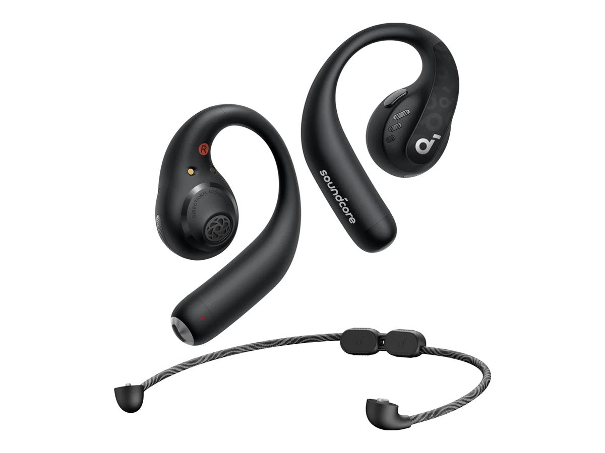 ANKER Soundcore AeroFit Pro black Bluetooth Open-Ear Sport Kopfhörer Vorderansicht
