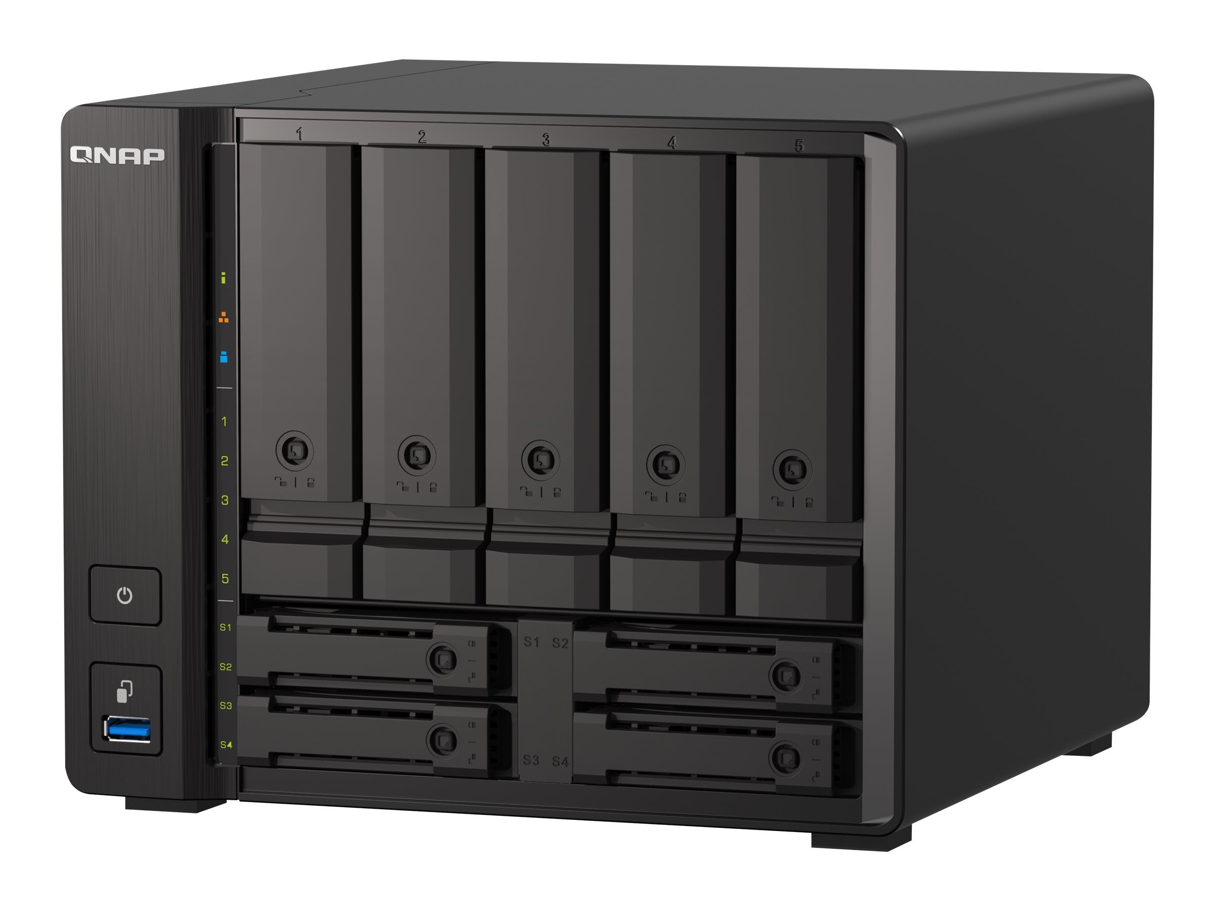 QNAP TS-h973AX 9-bay NAS Detailansicht