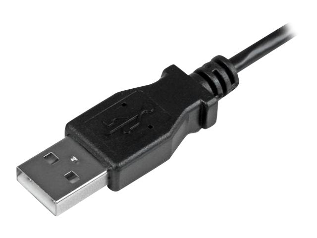 STARTECH.COM Micro-USB Charge-and-Sync Cable M/M - Left-Angle Micro-USB - 0.5 m - Detailansicht