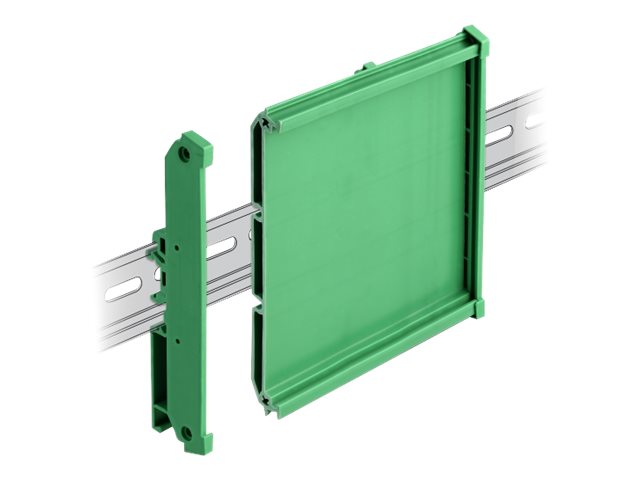 DELOCK Platinenhalterung 107 mm für Hutschiene 10 cm lang