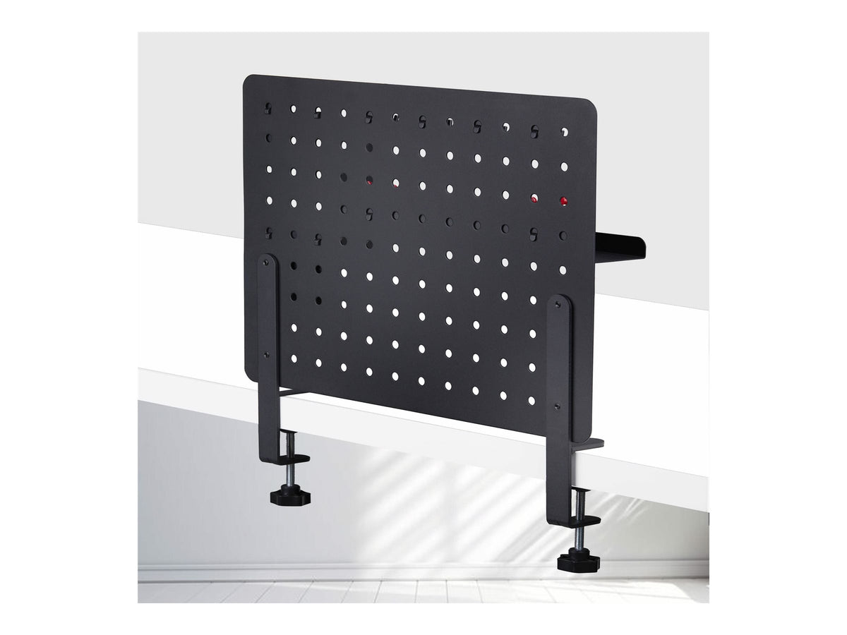 STARTECH.COM Klemm Lochplatte mit Zubehör 420 x 320mm Pegboard Metall Lochwand/Stecktafel Tisch Lochbrett/Werkzeugwand