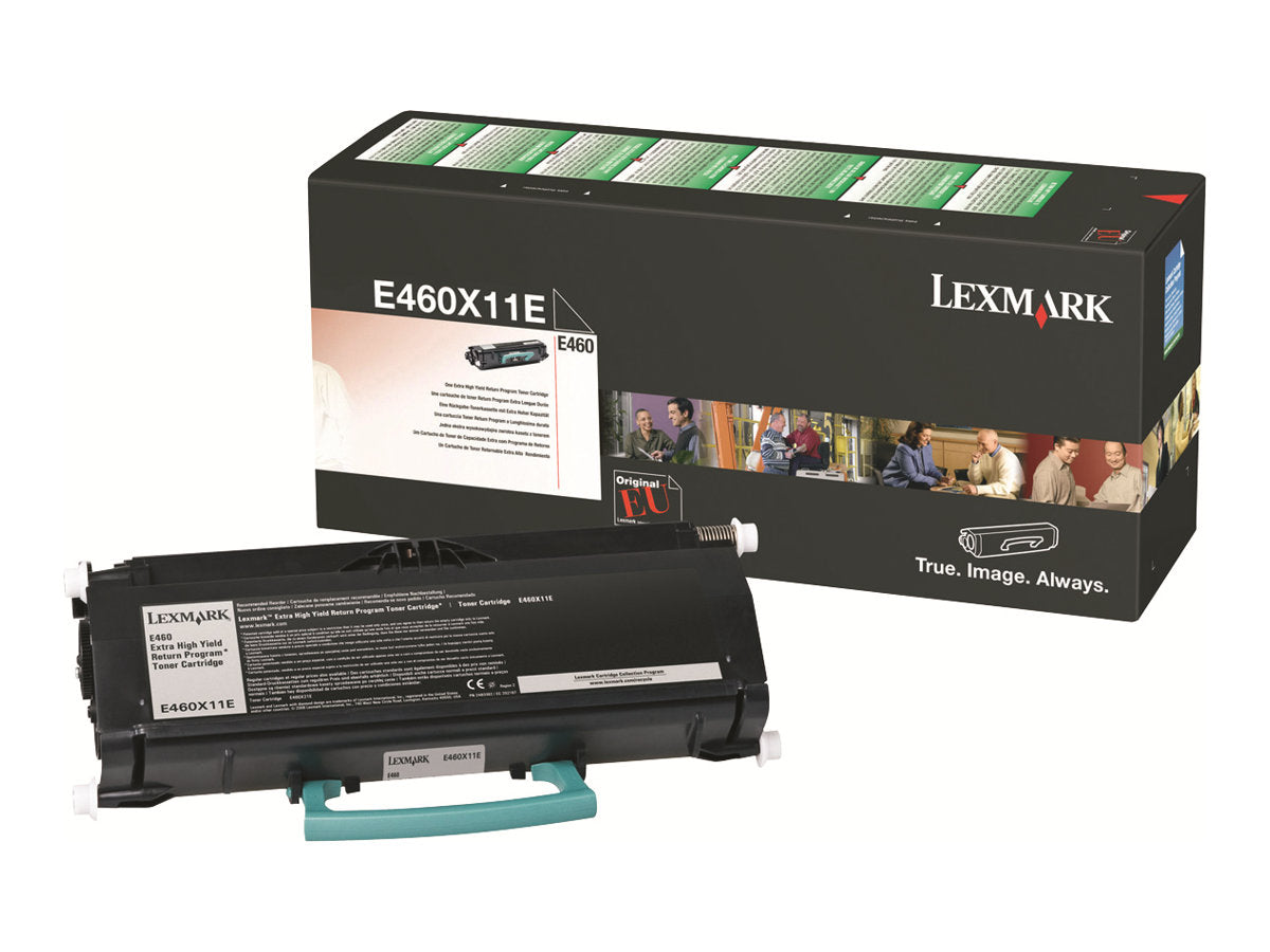 LEXMARK E460 Toner schwarz Extra hohe Kapazität - Vorderansicht