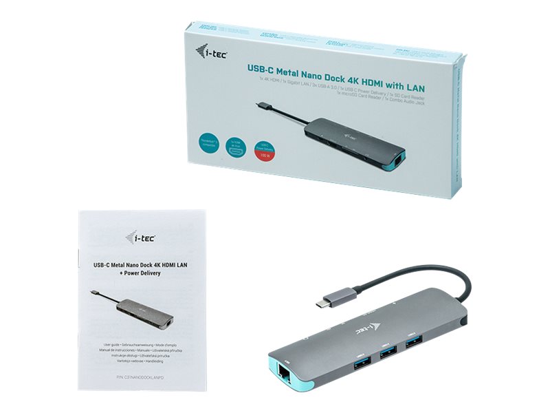 I-TEC USB C Metal Nano Docking Station Verpackung