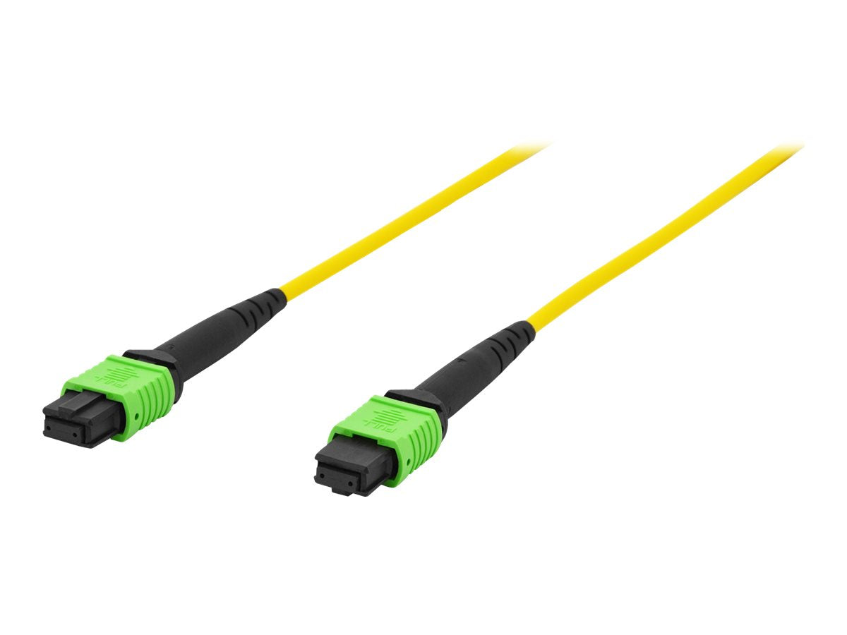 DIGITUS LWL Patchkabel MPO auf MPO Female OS2 Singlemode 09/125 1m - Vorderansicht