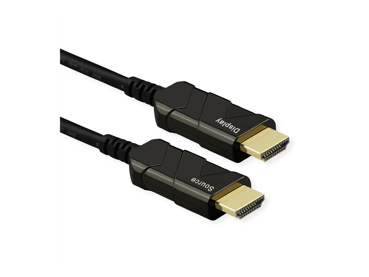 ROLINE Ultra HDMI Aktiv Optisches 8K Kabel 50m - Vorderansicht