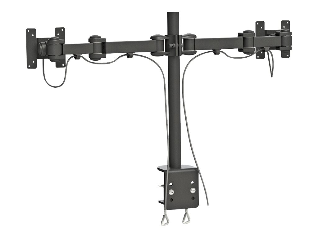 NEOMOUNTS DeskMount 2x25,4-66,04cm 2x10-26Zoll 12 kg Clamp Black Detailansicht