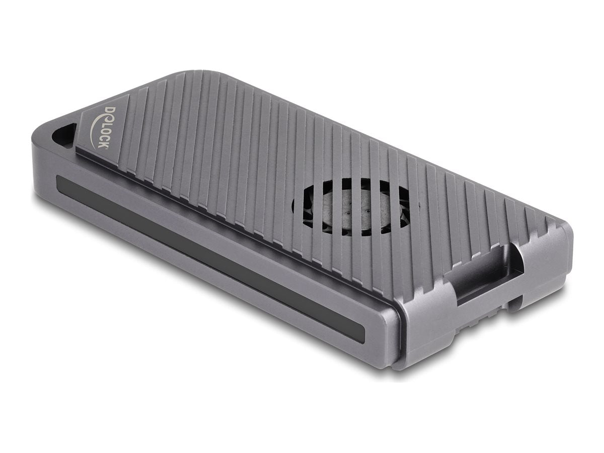 DELOCK USB 40 Gbps Gehäuse für 1 x M.2 NVMe SSD - Vorderansicht