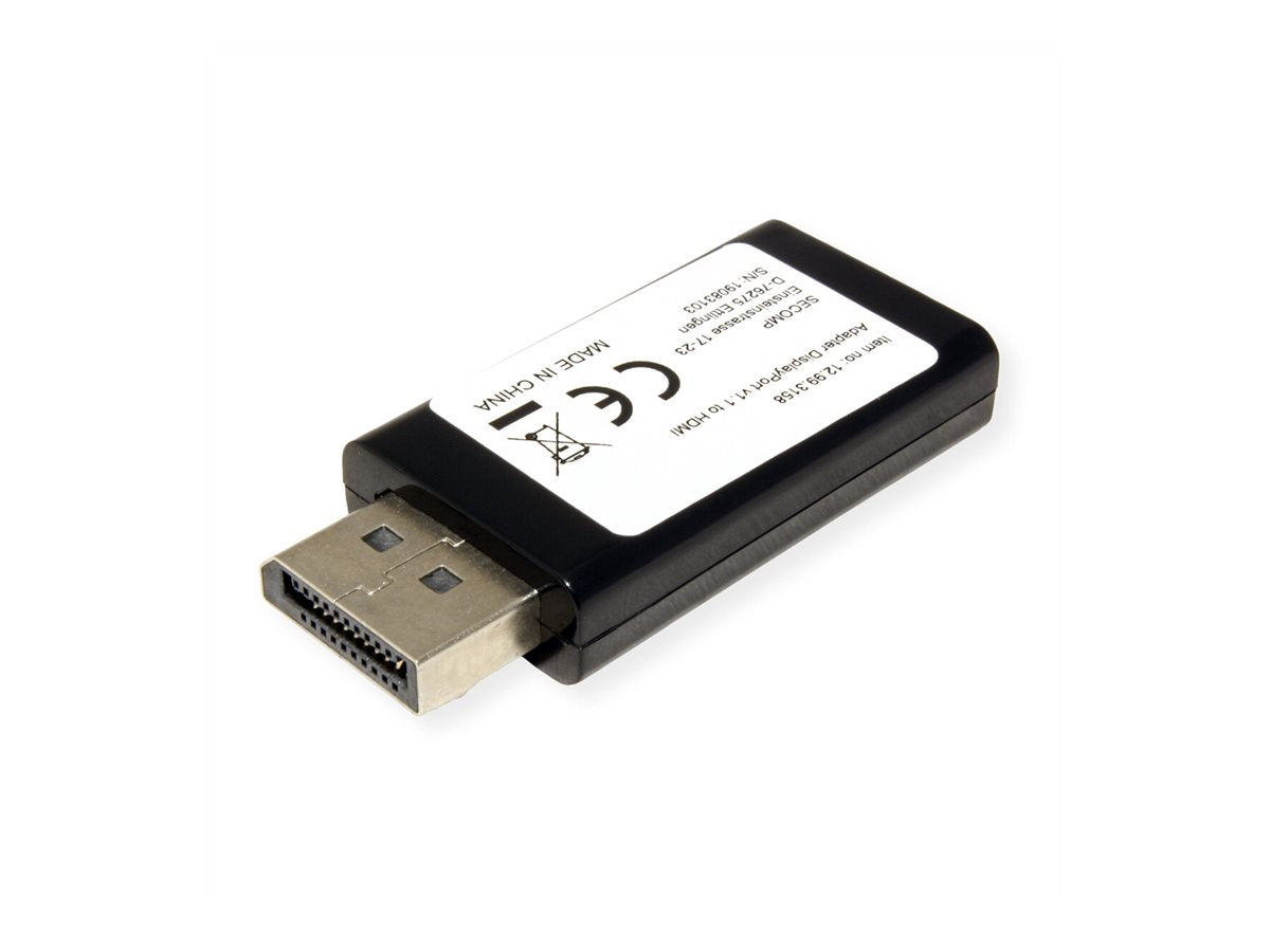 VALUE DisplayPort-HDMI Adapter DP Stecker-HDMI Buchse