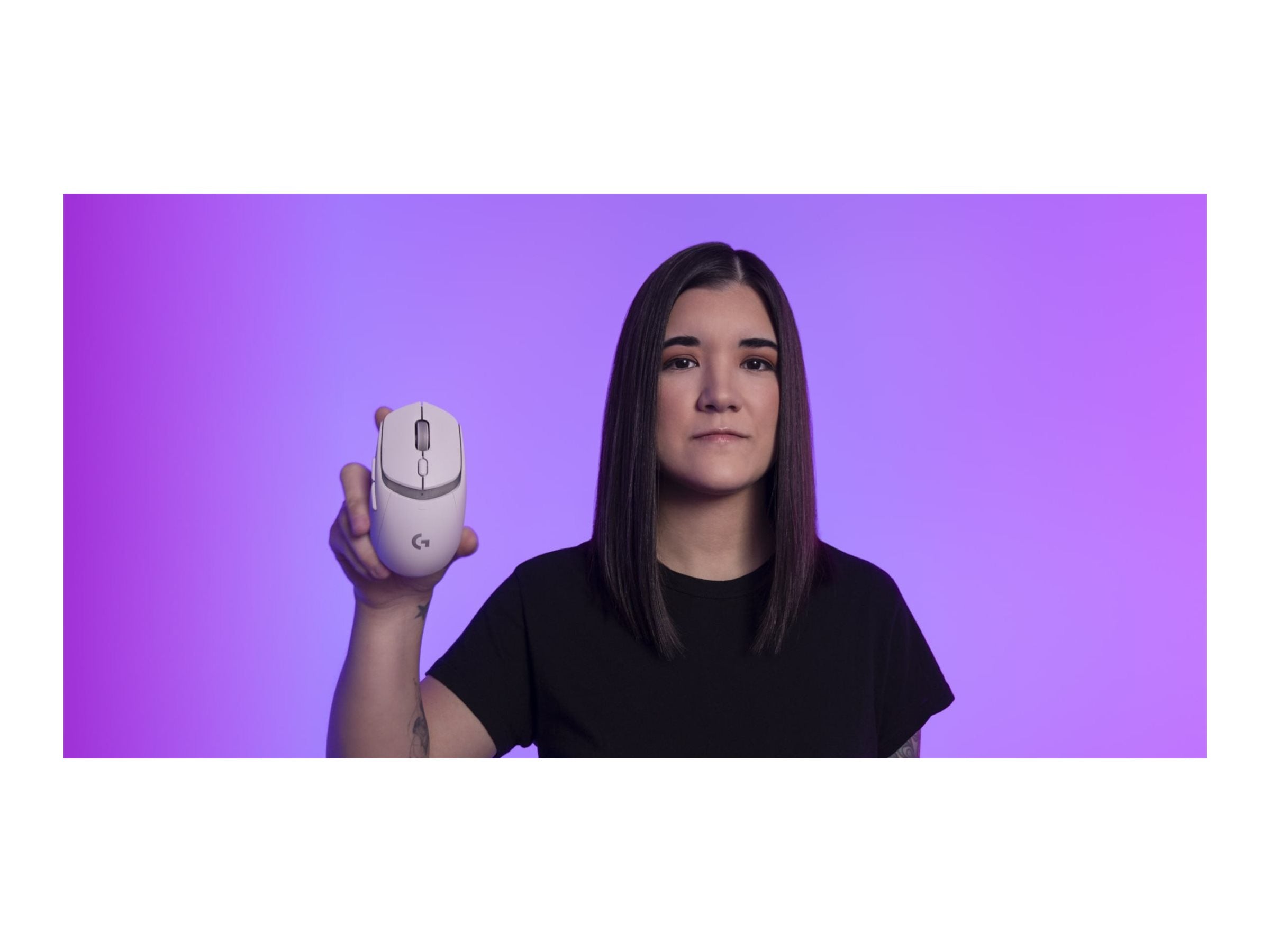 LOGITECH G309 LIGHTSPEED White Maus Vorderansicht