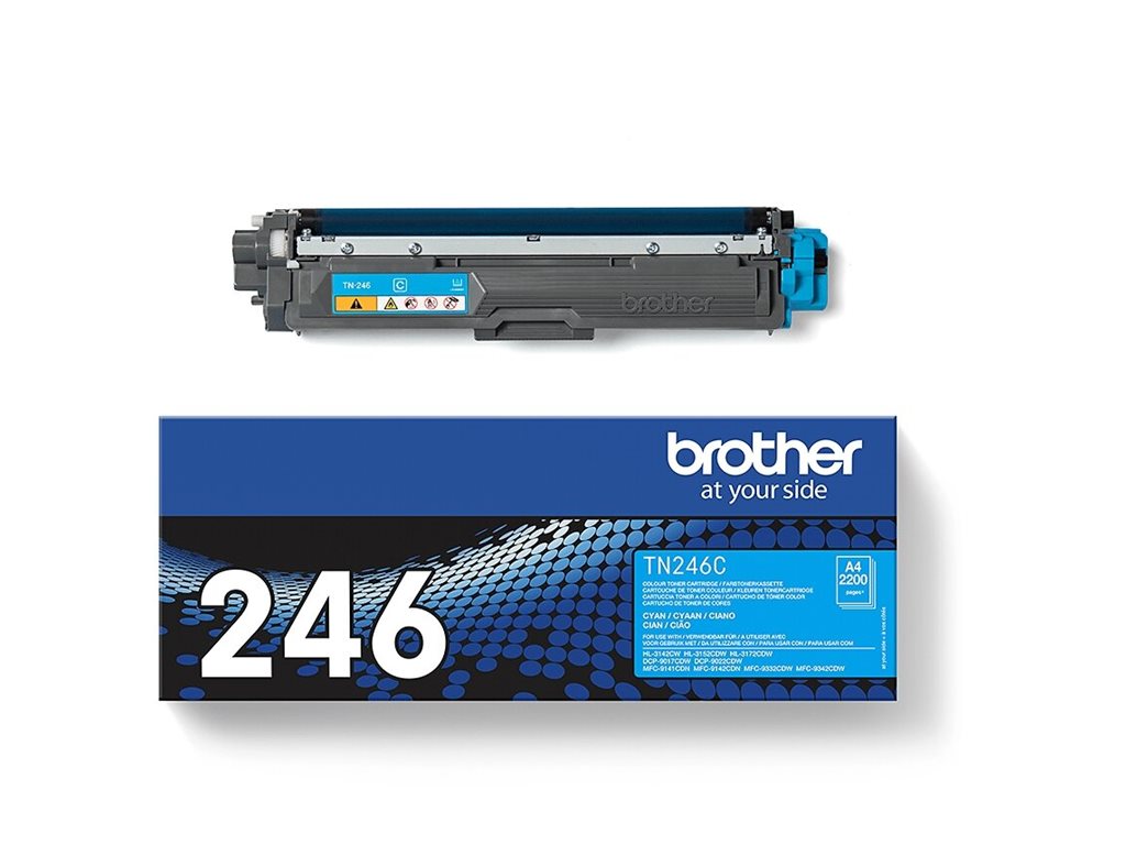 BROTHER TN246C Toner cyan Vorderansicht