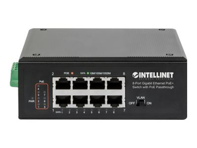 INTELLINET 8-Port PoE+ Gb Switch Detailansicht