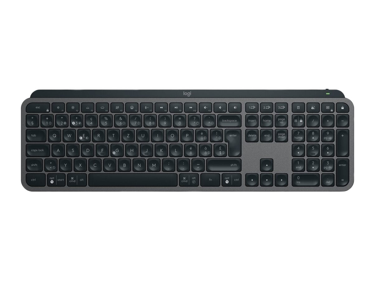LOGITECH MX Keys S Tastatur Graphite DE Detailansicht