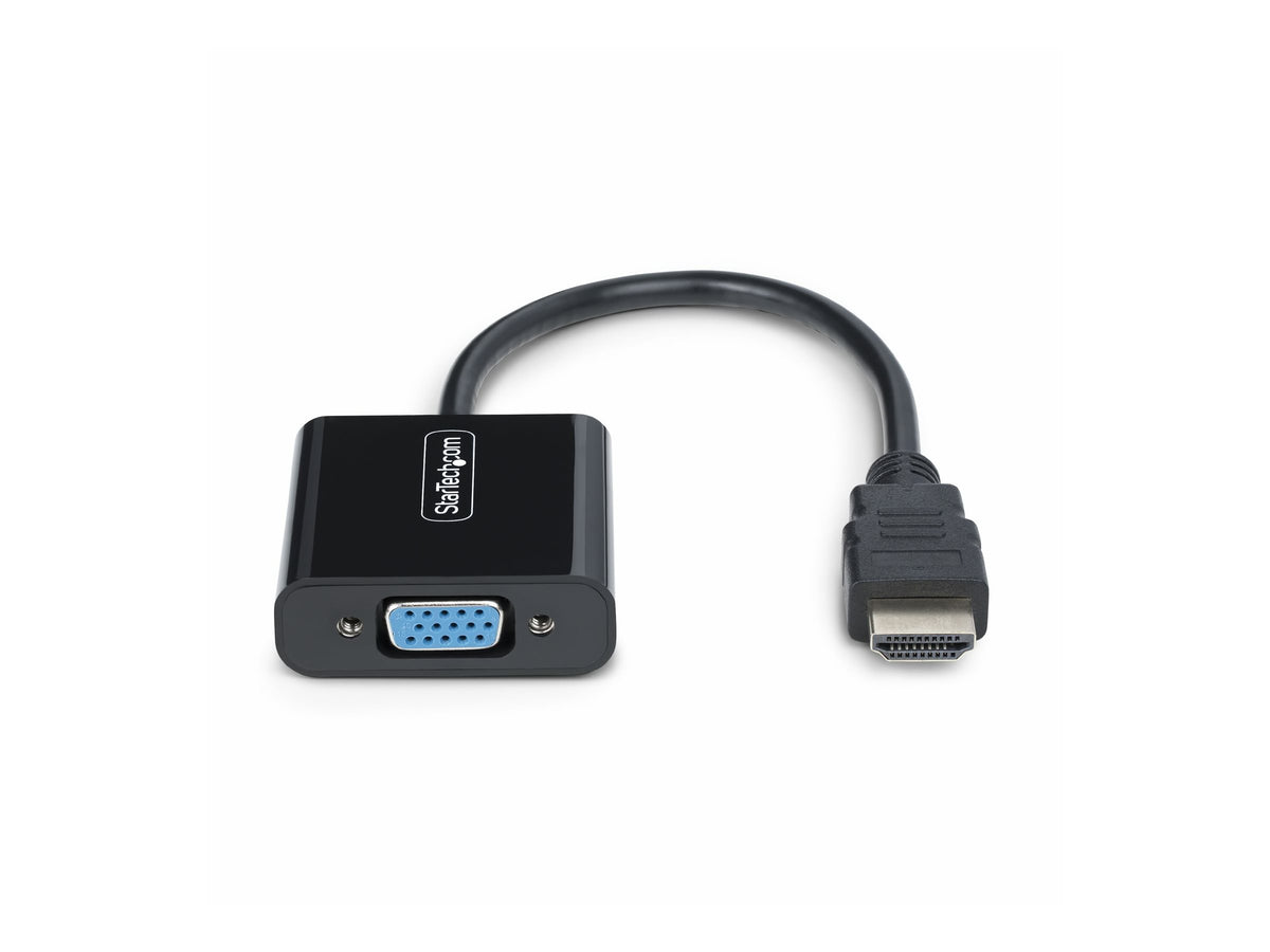 STARTECH.COM HDMI auf VGA Adapter/Kabel Aktiver HDMI Adapter/Videokonverter 1920x1080 1080p HDMI-Quelle zu VGA-Monitor