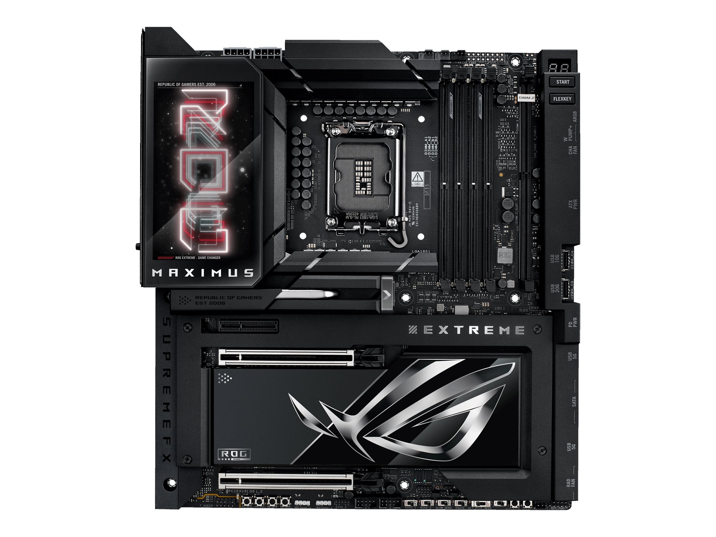 ASUS ROG MAXIMUS Z890 EXTREME Motherboard Vorderansicht