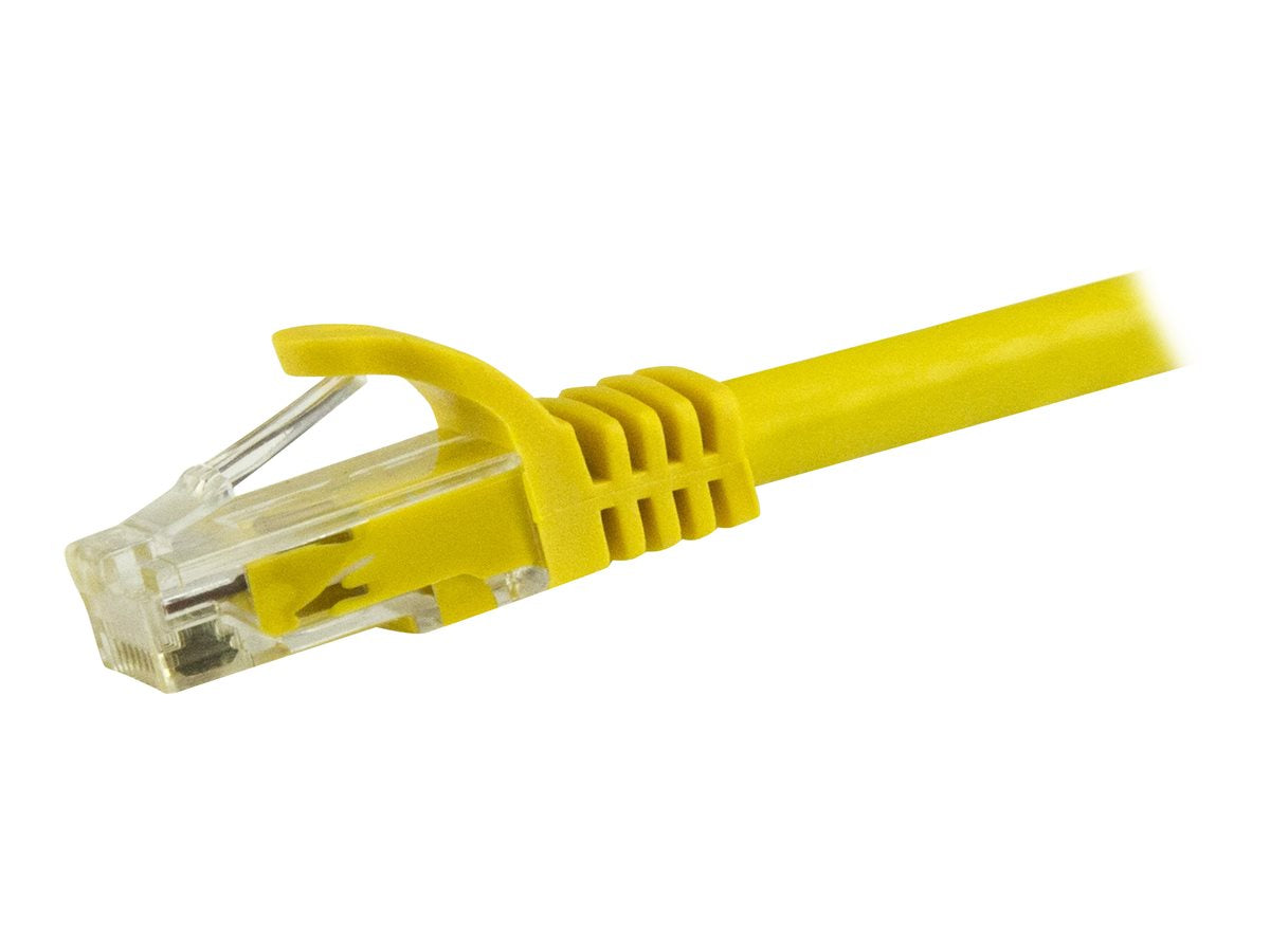 STARTECH.COM 1.5m CAT6 Cable - Yellow CAT6 Patch Cord - Snagless RJ45 Connectors - 24 AWG Copper Wire - Ethernet Cable - ETL