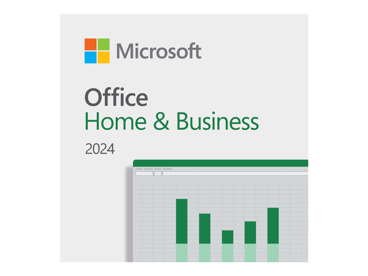 Vorderansicht von MICROSOFT Office Home and Business 2024 Lizenz