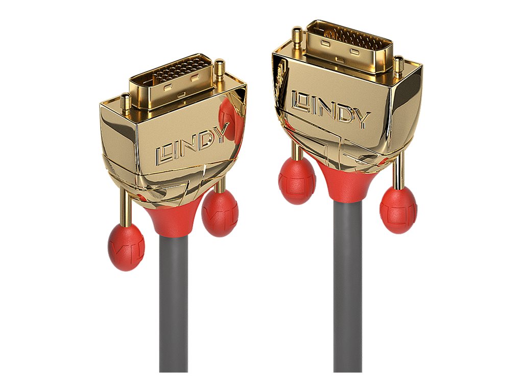 LINDY 5m DVI-D Dual Link Kabel Gold Line Verpackung