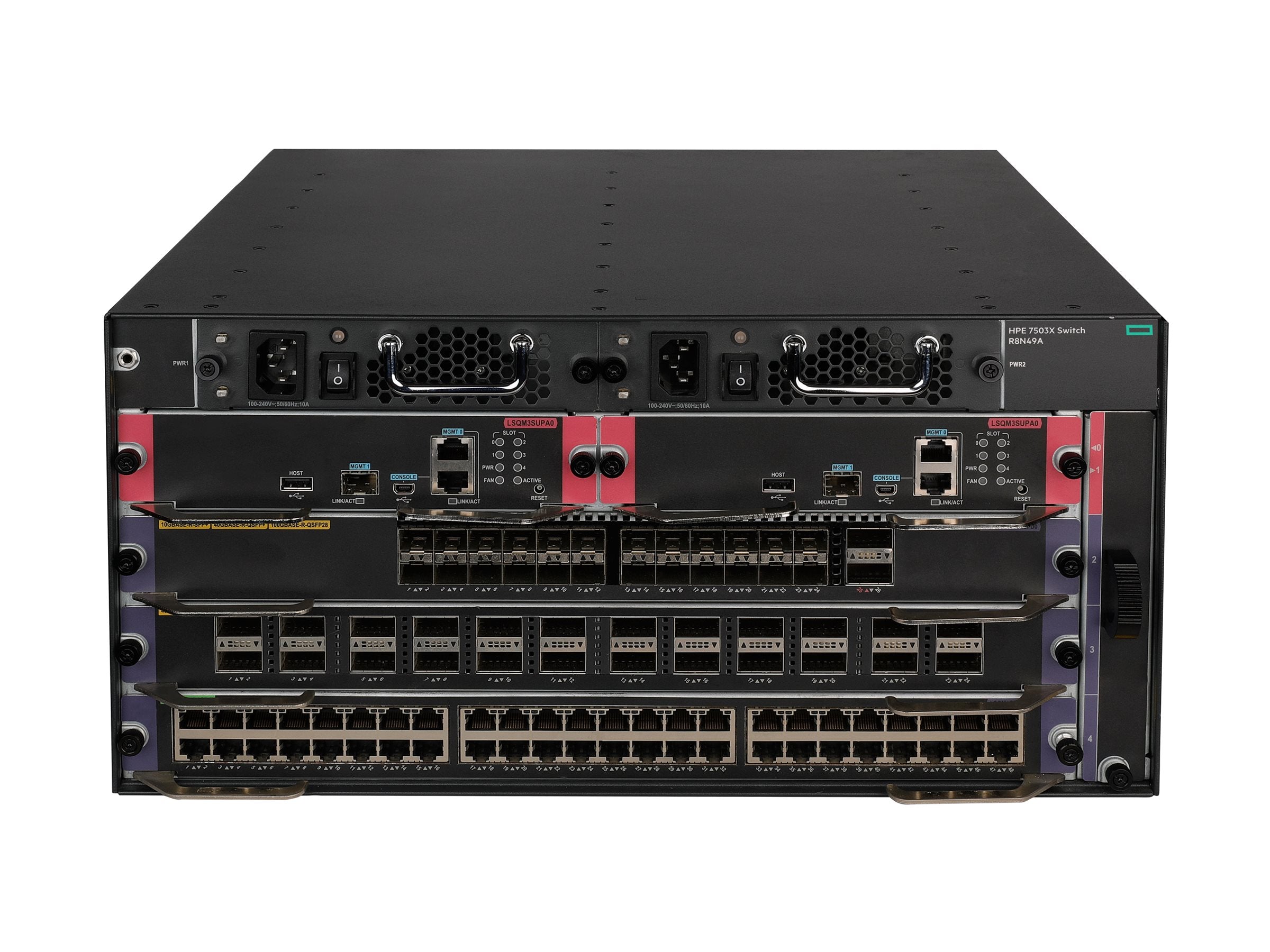 ARUBA HPE FlexNetwork 7503X Ethernet Switch Chassis Detailansicht