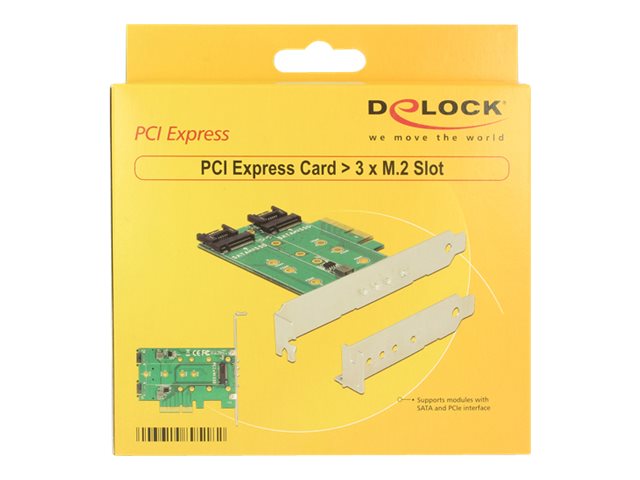 DELOCK PCI Express Karte Rückansicht