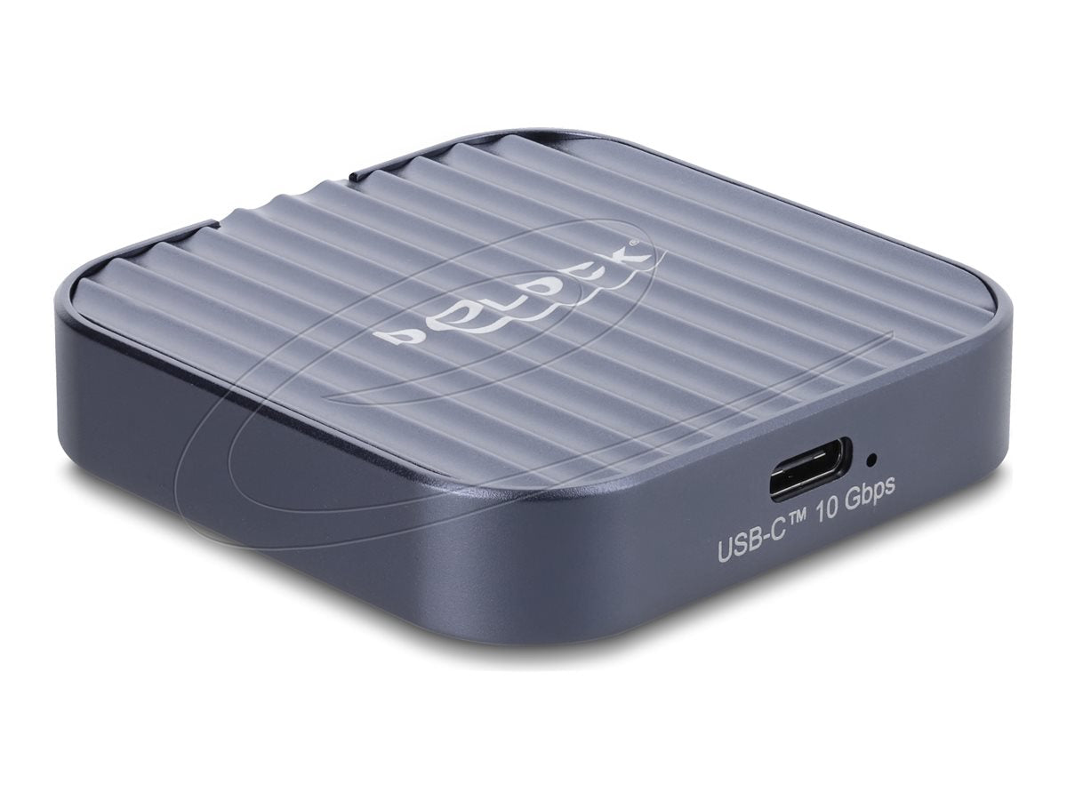 DELOCK Magnetisches Gehäuse USB Type-C 10 Gbps Vorderansicht