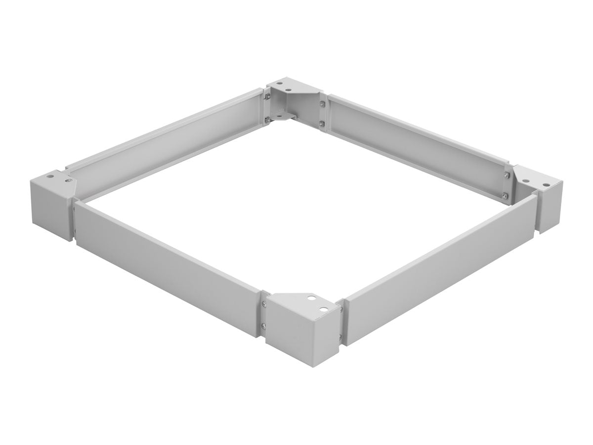 EFB PEL Sockel für 800x800mm H100mm voll RAL7035 - Vorderansicht