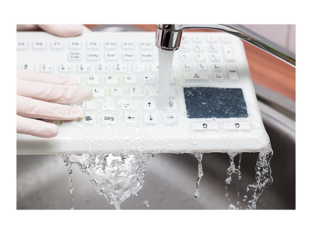 GETT InduProof Advanced Silikon-Tastatur Detailansicht