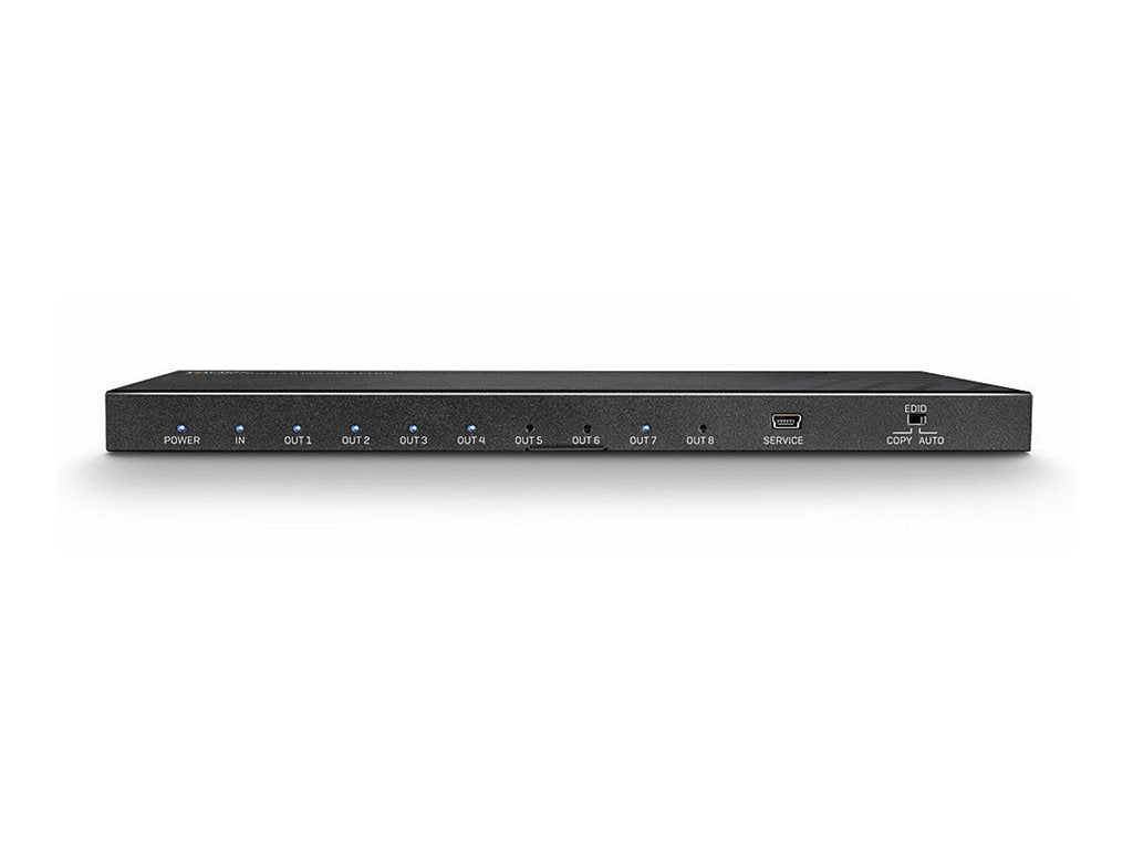 LINDY 8 Port HDMI 2.0 18G Splitter Rückansicht