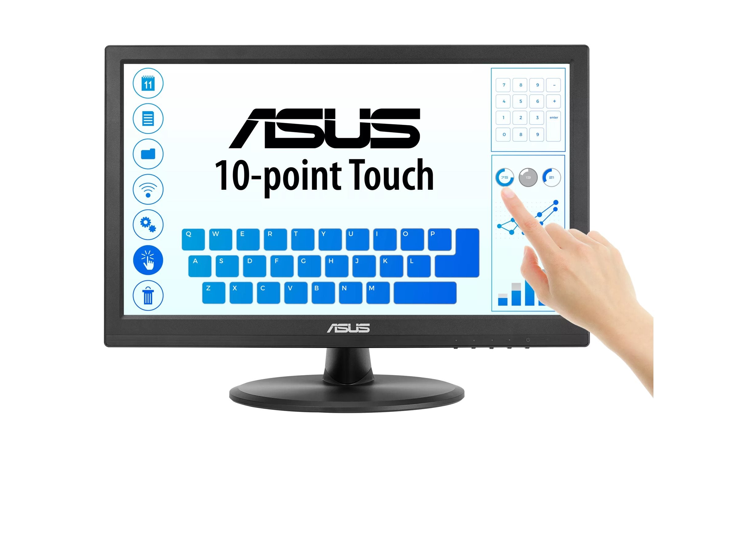ASUS VT169HE Touch Monitor Anschlussmöglichkeiten