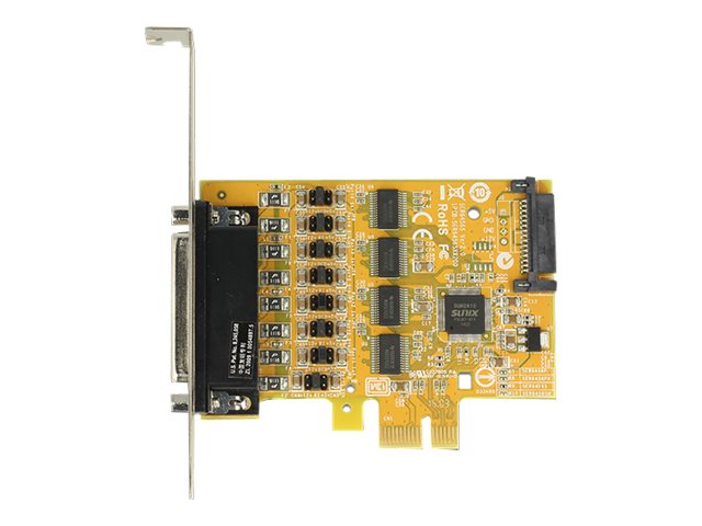 DELOCK PCIe x1 Seriell 4x RS-232 Verpackung