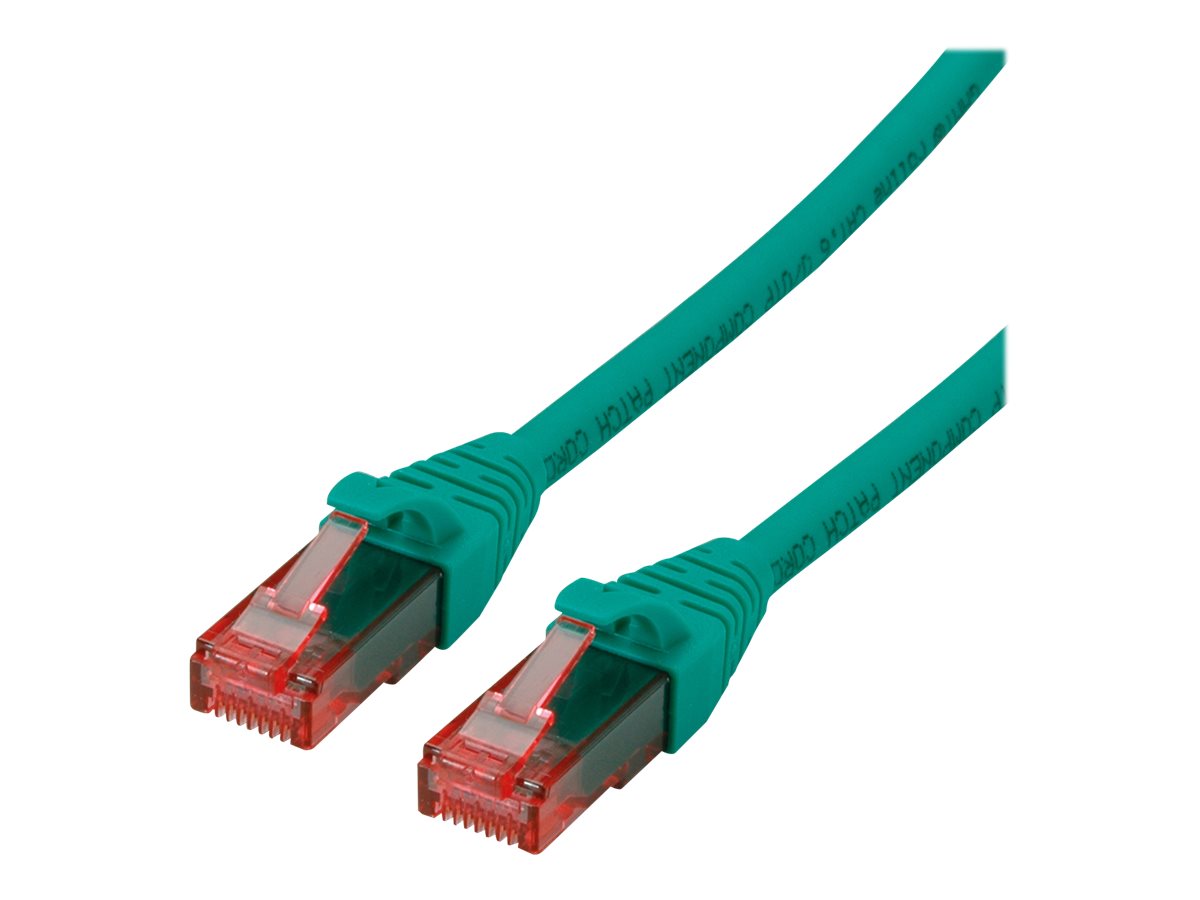 ROLINE Patchkabel Kat.6 UTP Component Level LSOH grün 1m