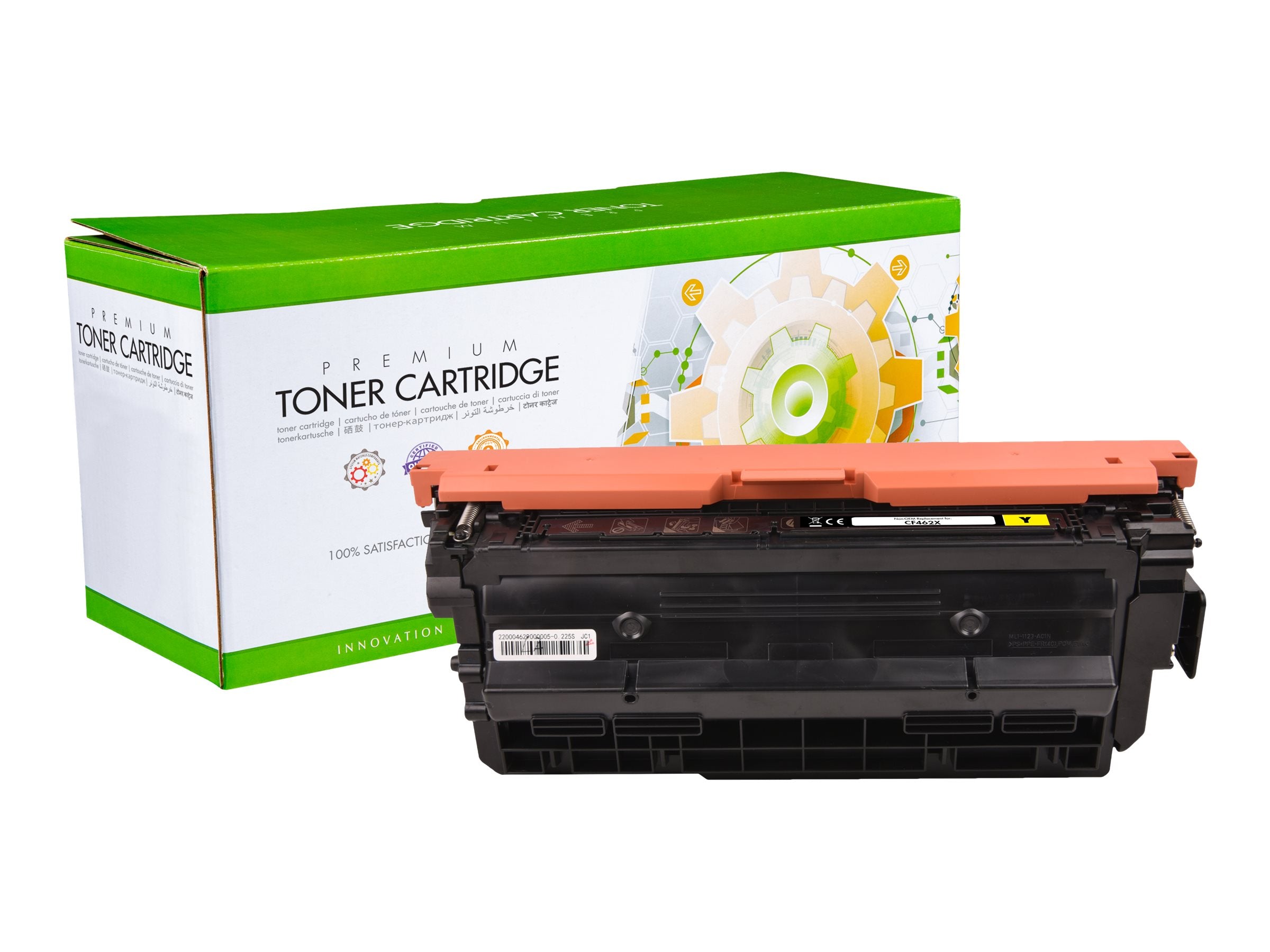 STATIC Tonerpatrone HP CF462X Gelb Vorderansicht