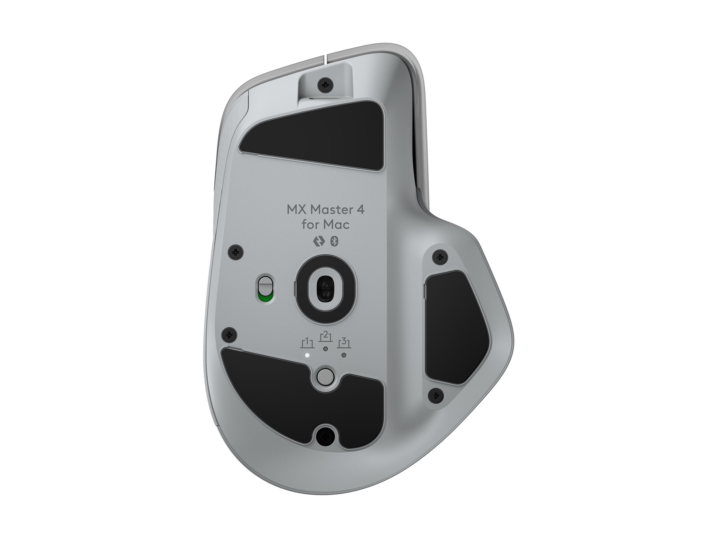 LOGITECH MX Master 4 Mouse for Mac White Silver - Vorderansicht