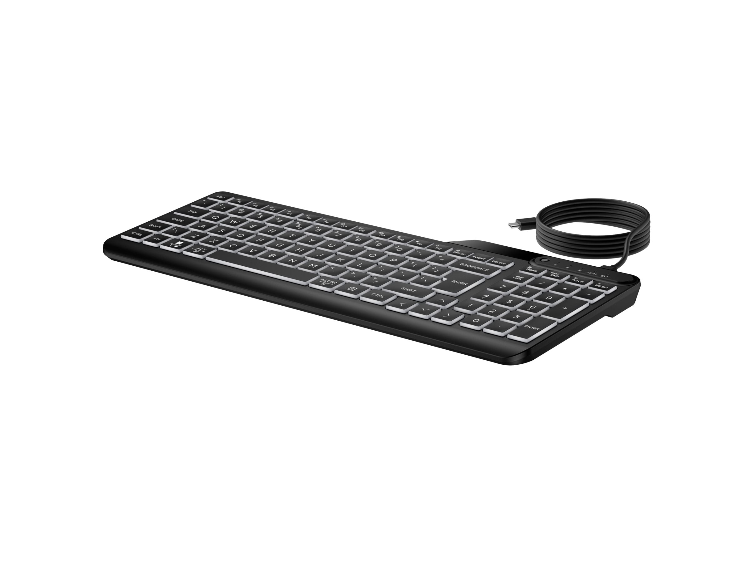 HP 405 Multi-Device Backlit Wired Keyboard Detailansicht
