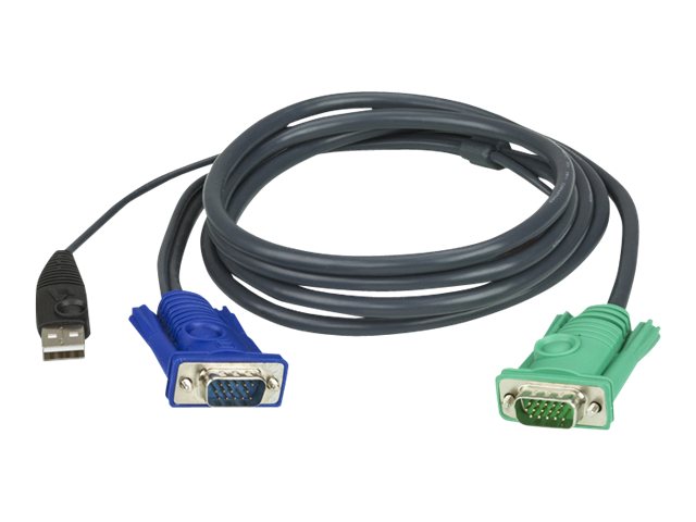 ATEN 2L-5201U KVM-Kabel VGA USB Vorderansicht