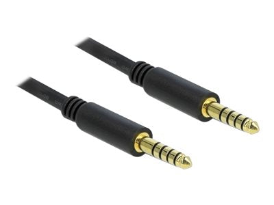 DELOCK Klinkenkabel 4,4 mm 5 Pin Stecker zu Stecker Vorderansicht