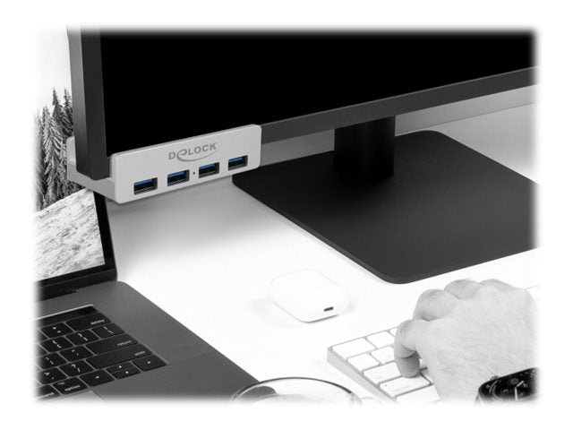 DELOCK Externer USB 3.0 4 Port Hub Detailansicht
