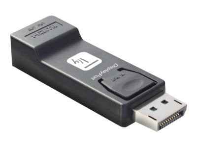 TECHLY Adapter DisplayPort 1.2 Schwarz auf HDMI Buchse 4K 30Hz Konverter - Vorderansicht