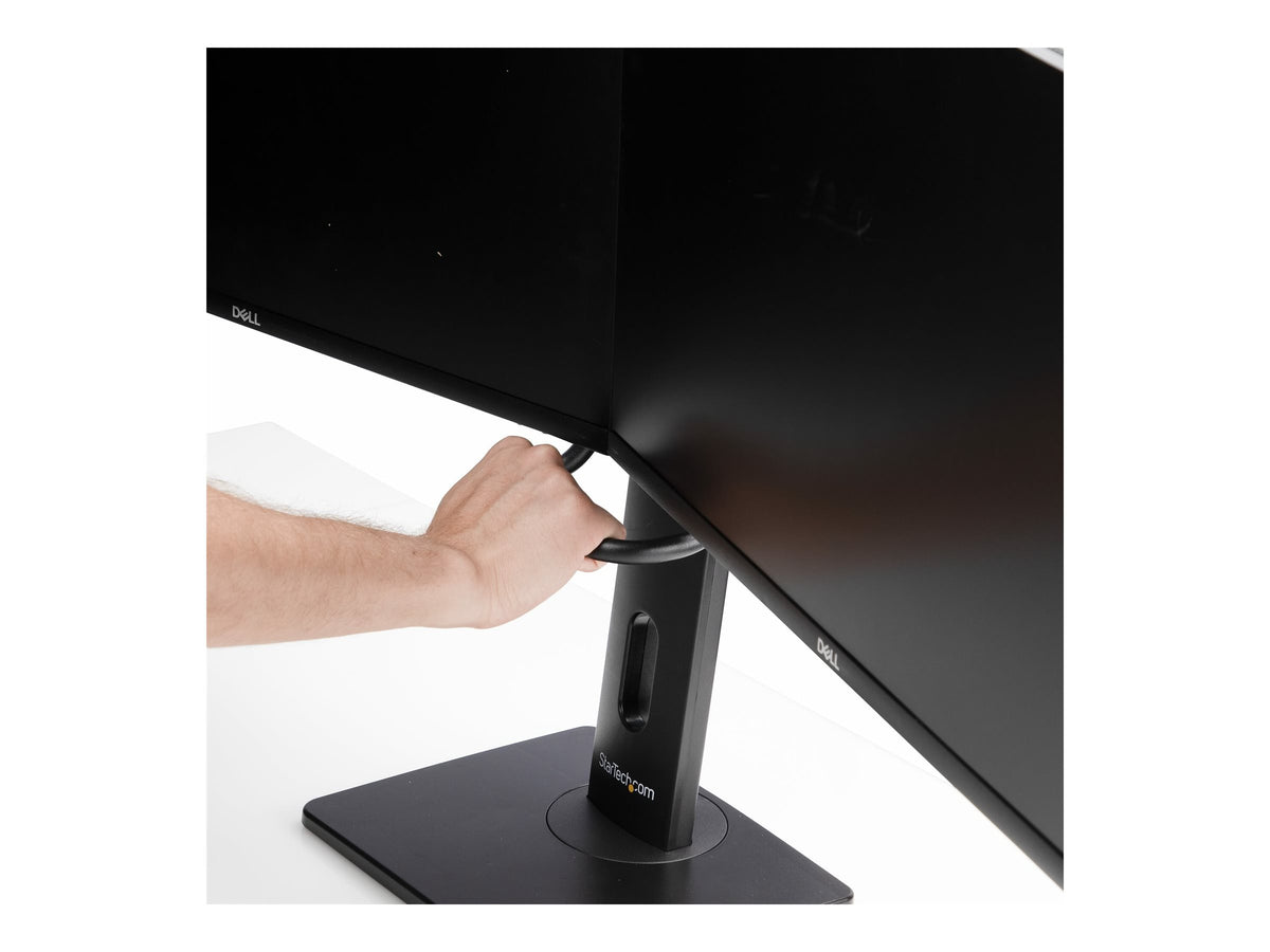 STARTECH.COM Monitorständer fur 2monitore Monitorarm fur 27 Displays Tragkraft 12kg Höhenverstellbare Monitorhalterung