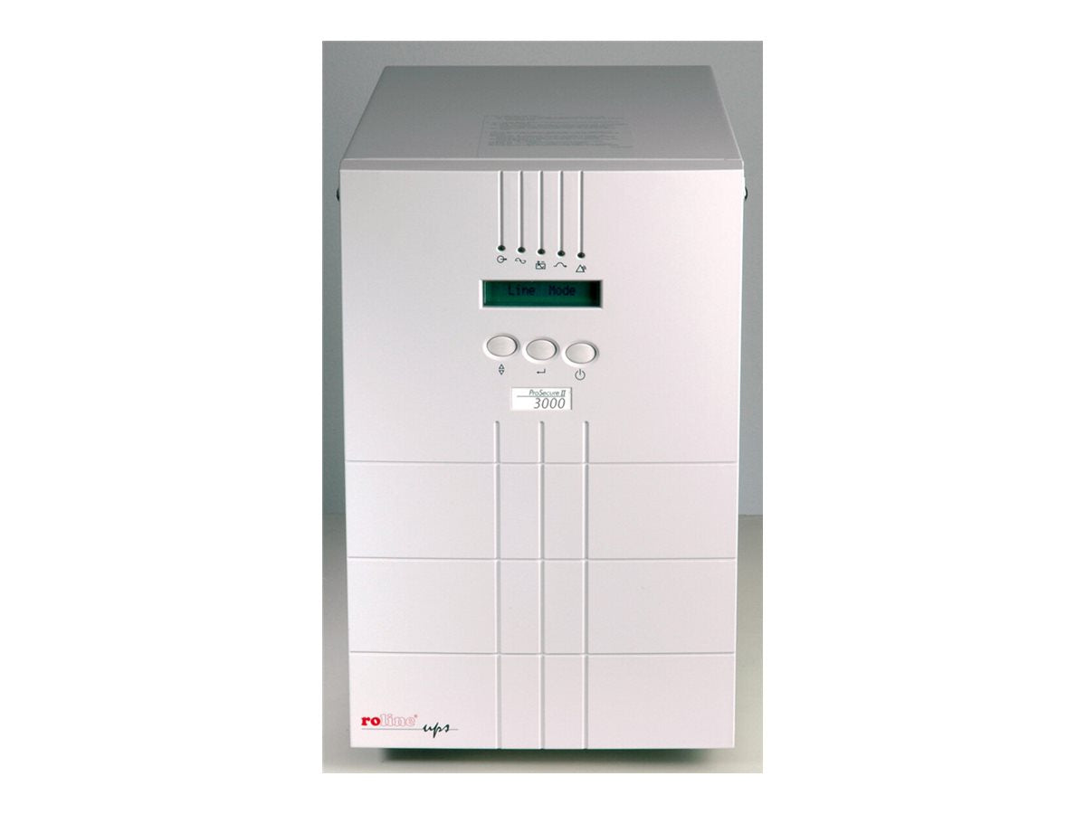 ROLINE ProSecure II 3000 - Online USV Rückansicht