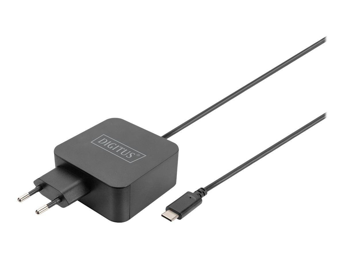 DIGITUS Notebook Charger USB-C Power supply 65W PD3.0 Vorderansicht