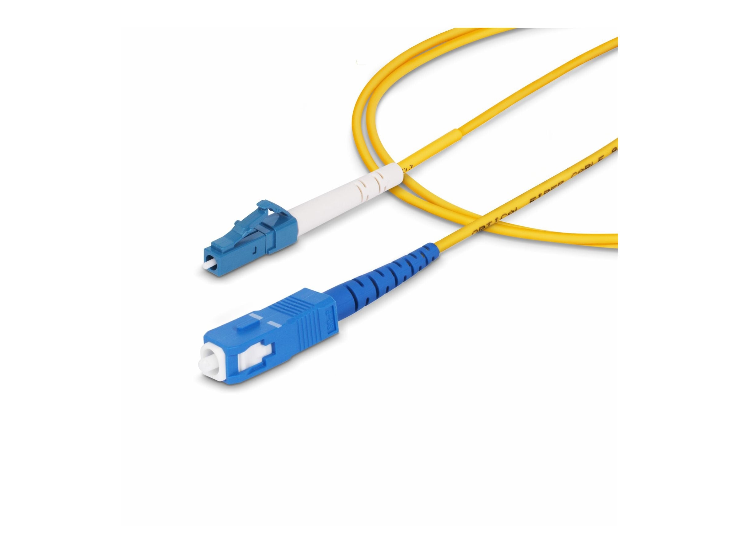 STARTECH.COM 5meter LWL Patchkabel LC SC UPC Singlemode OS2 Simplex 9/125um 40G/100G LSZH Glasfaserkabel