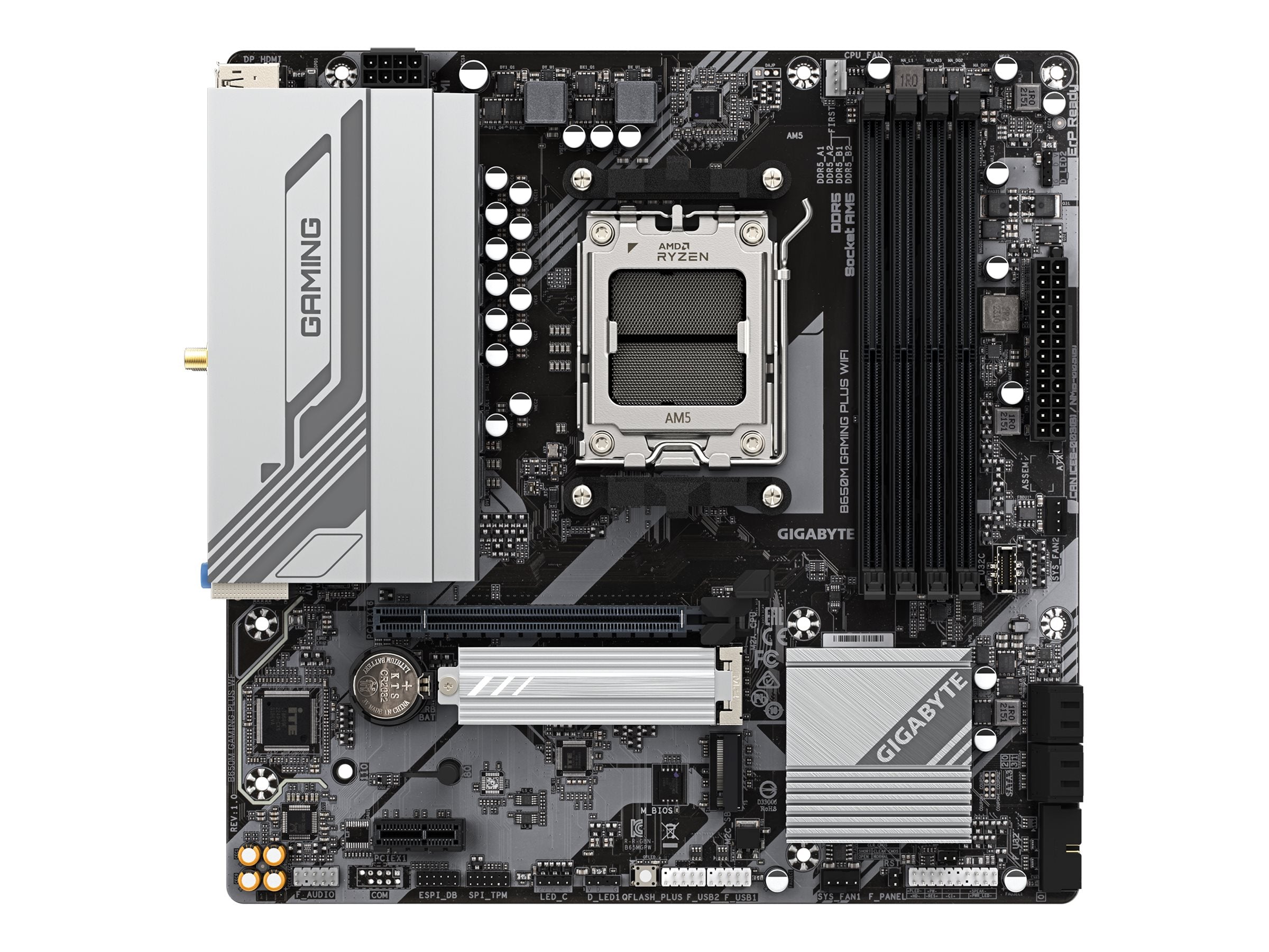 GIGABYTE B650M GAMING PLUS WF Motherboard Vorderansicht