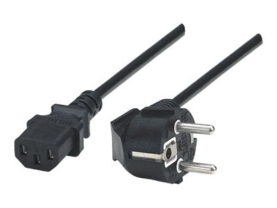 MANHATTAN Stromkabel Kaltgeräte Stecker IEC 60320 C13 10 A / 250 V Detailansicht